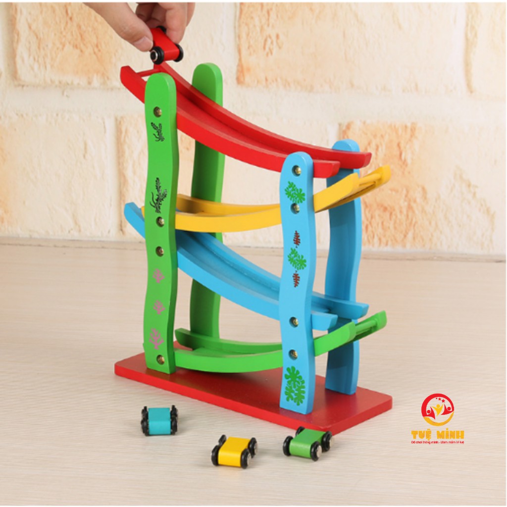 [Mã LIFETOYS1 giảm 30K đơn 99K] Đồ Chơi Xe Cầu Trượt♥FREESHIP♥Đồ Chơi Trẻ Em Xe Cầu Trượt 4 Tầng Cho Bé Yêu