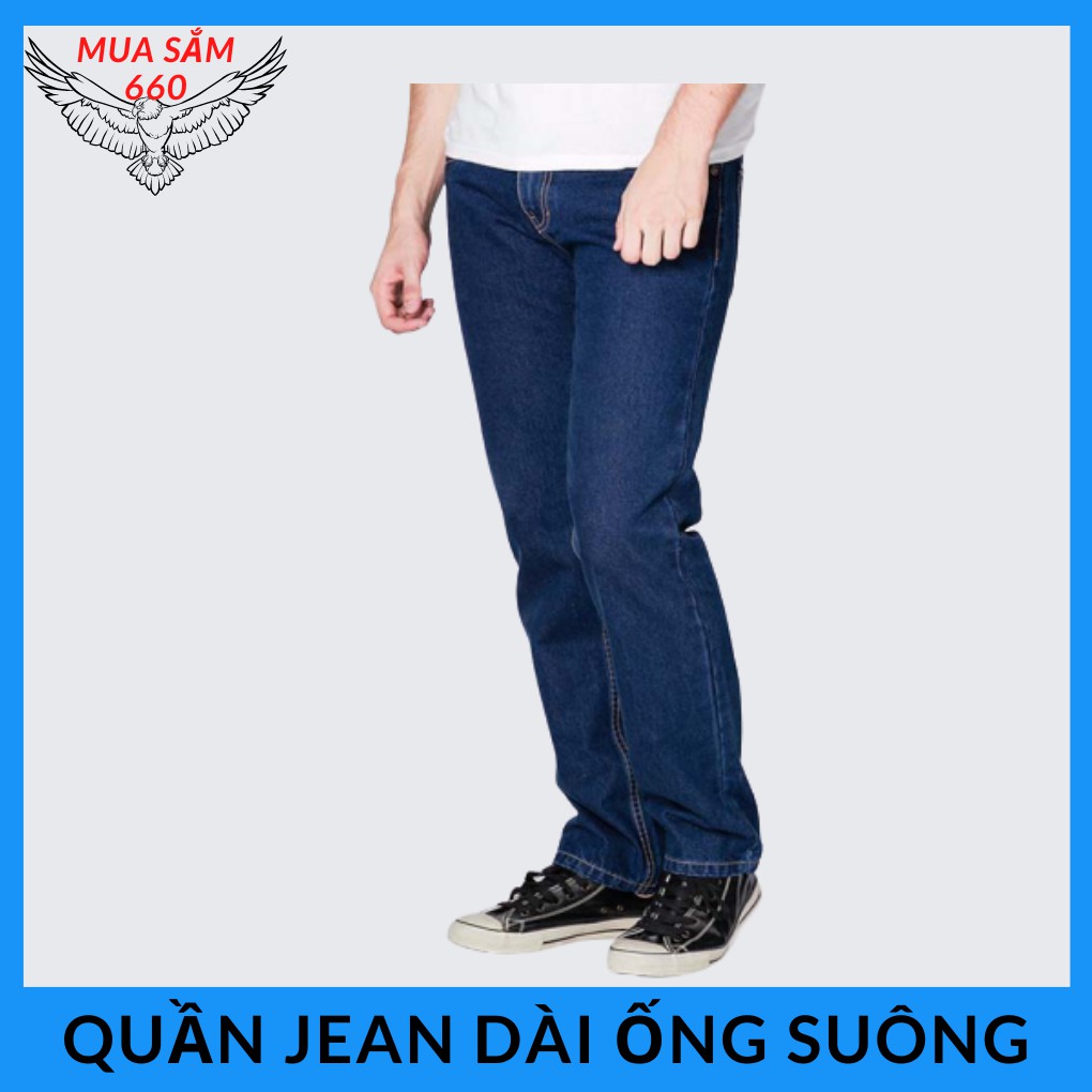 Sale sốc quần jean dài ống suông trung niên size 27 đến 34 phom quần bò cứng cáp-MS01