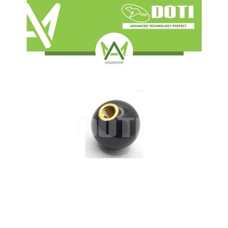 NÚM vặn nhựa DOTI hình tròn 40mm răng thau M12
