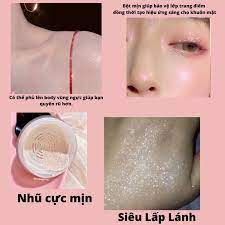 Phấn Phủ Bột Kiềm Dầu Có Nhũ Bắt Sáng - Love Alpha