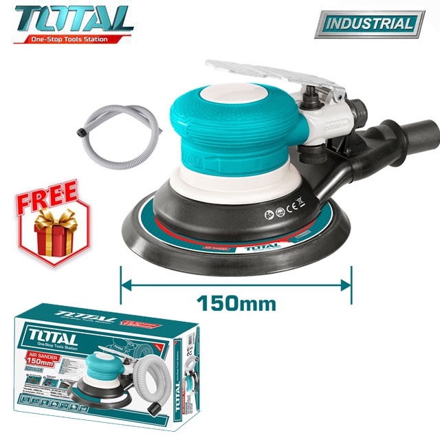 Máy chà nhám tròn dùng hơi Total TAT91512