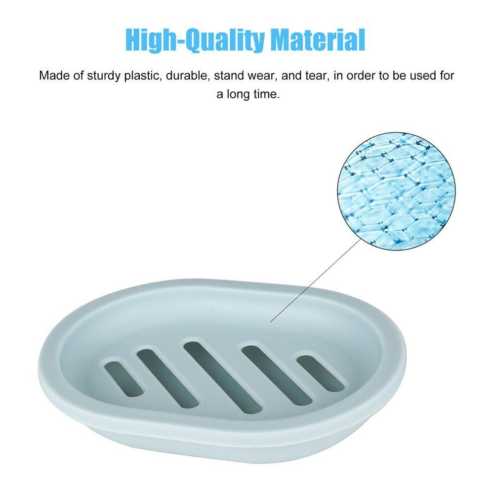 Giá Đỡ Xà Phòng Bằng Nhựa Treo Tường Tiện Lợi Dành Cho Nhà Bếp Phòng Tắm