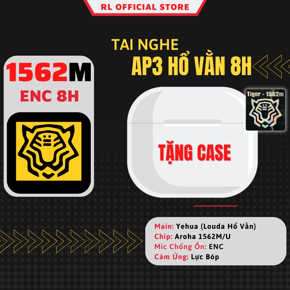 Tai nge Bluetooth Ap3 1562M/U Tiger 8H
