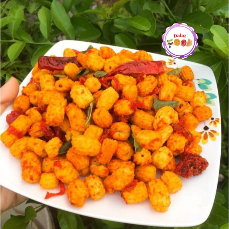 Nui Sấy Khô Bò Lá Chanh Cay 500g Bánh Kẹo Tết