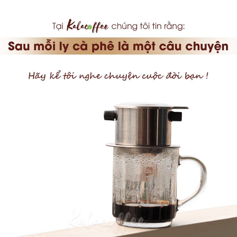 CAFE MOKA Cầu Đất truyền thống Rang Mộc Cà Phê Sạch Cao Cấp Nguyên Chất 100% KALACOFFEE