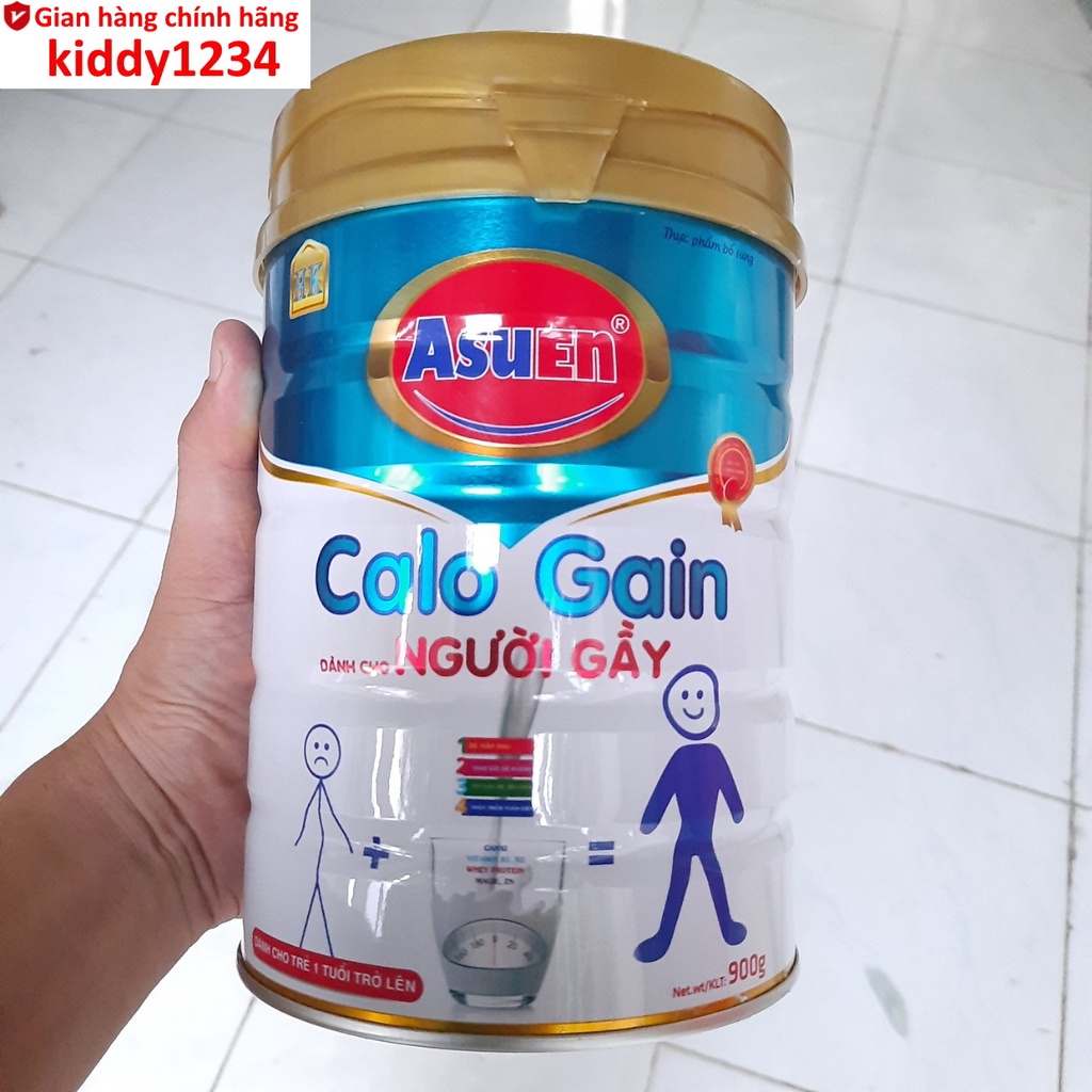 Sữa tăng cân Asuen Calo Gain 900g dành cho người gầy từ 1 tuổi trở lên
