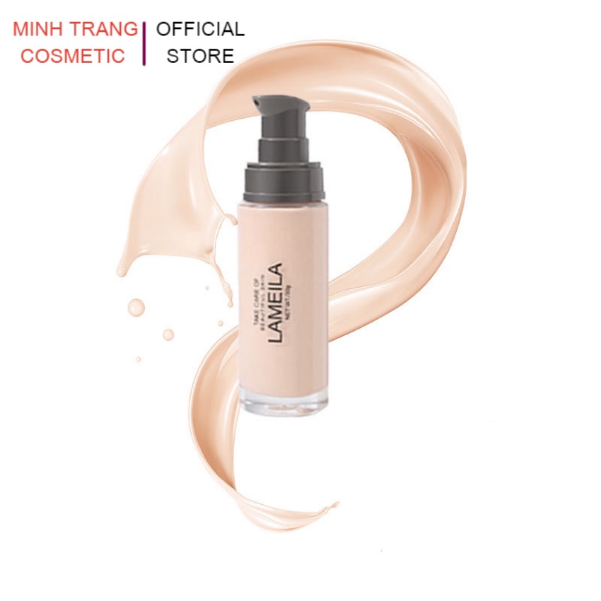 Kem nền Lameila 3055 mịn nhẹ,kiềm dầu,kem dưỡng da,dưỡng ẩm,chống nắng,che khuyết điểm lâu trôi tạo độ che phủ hoàn hảo