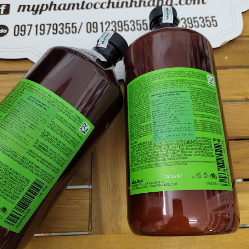 DẦU GỘI XẢ TRƯỜNG THỌ DAVINES RENEWING 1000ML