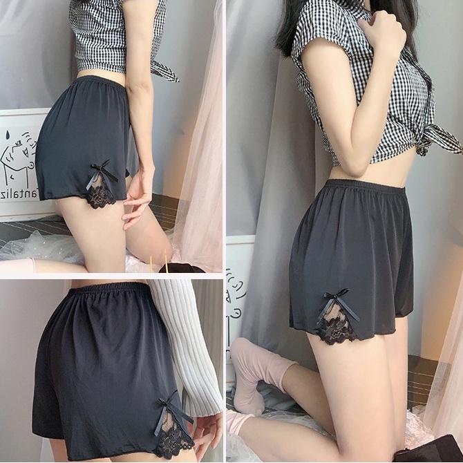 Quần đùi ngắn nữ dây nơ quyến rũ, quần short đùi nữ mặc nhà freesize 70kg | BigBuy360 - bigbuy360.vn