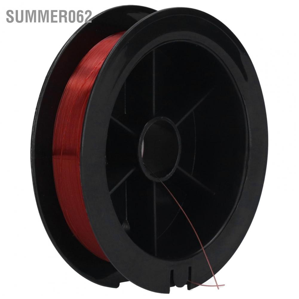 Summer062 5Pcs 100M Nylon Lure Bait Fishing Line Wearproof Strong Toughness Anti‑Bite Tackle Accessory