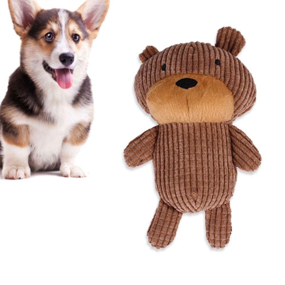 Đồ Chơi Nhồi Bông Hình Gấu Dễ Thương Chống Cắn Làm Sạch Răng Cho Cún Cưng