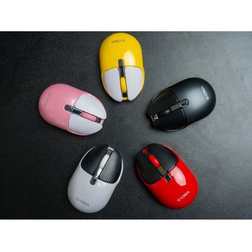 Chuột Bluetooth và Wireless Siêu Cute E-DRA EM621W RABBIT - Pin Sạc - Không Ồn - Bảo hành 12 tháng