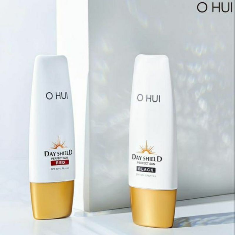 [ Trợ Giá Shopee ] Kem chống nắng OHUI cải thiện nếp nhăn Perfect Sun black và red SPF50/PA+++ FULL