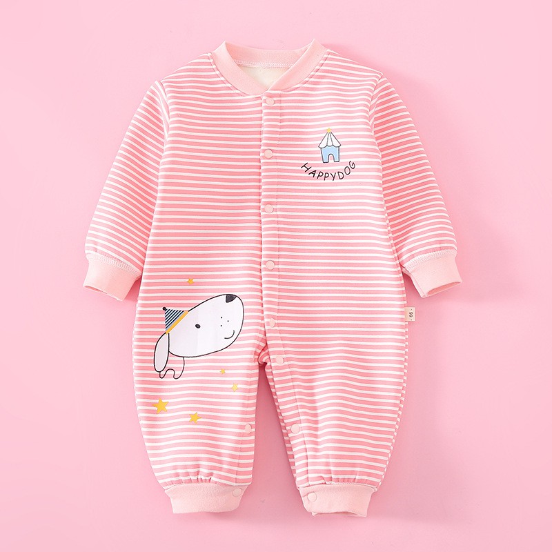 Bodysuit Body nỉ dài tay cho bé trai bé gái Hàng Quảng châu xuất Nhật SLN03