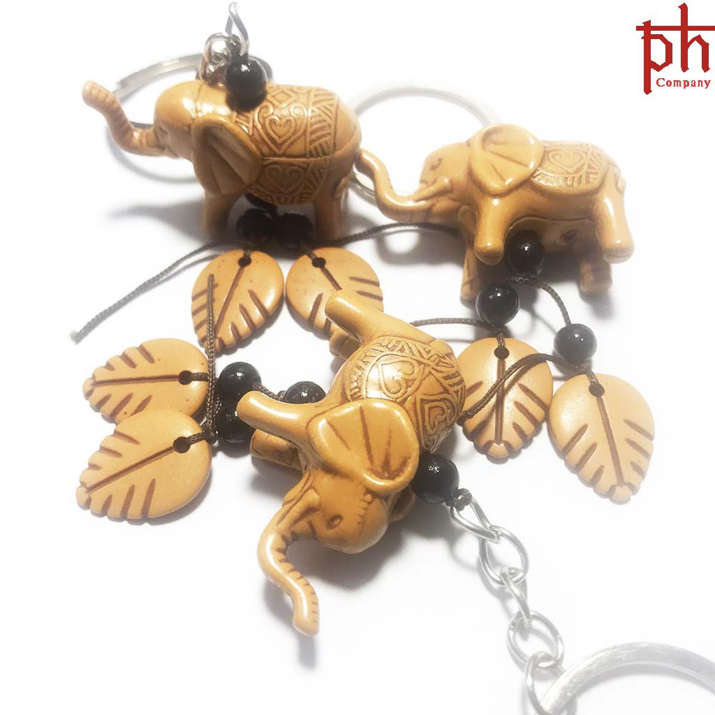 Móc Khóa Nhựa Acrylic Hình Con Voi Xinh Xắn - YOOSOO MALL