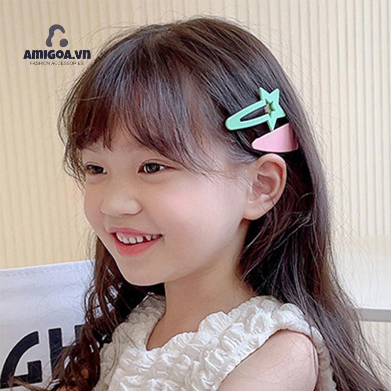 ✨✨Set 6 Kẹp Tóc Màu Sắc Kẹo Ngọt Cá Tính Dành Cho Nữ