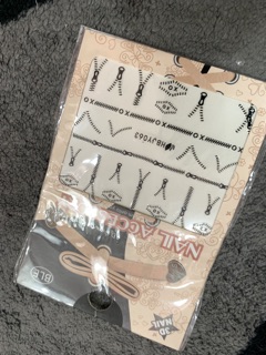 Stick 3D bóc dán tấm nhỏ trang trí móng
