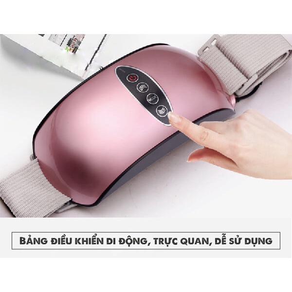 Đai Massage Bụng Giảm Mỡ, Máy Rung Đánh Tan Mỡ Bụng Cao Cấp - Rung, Chườm Nóng, Sạc 12V