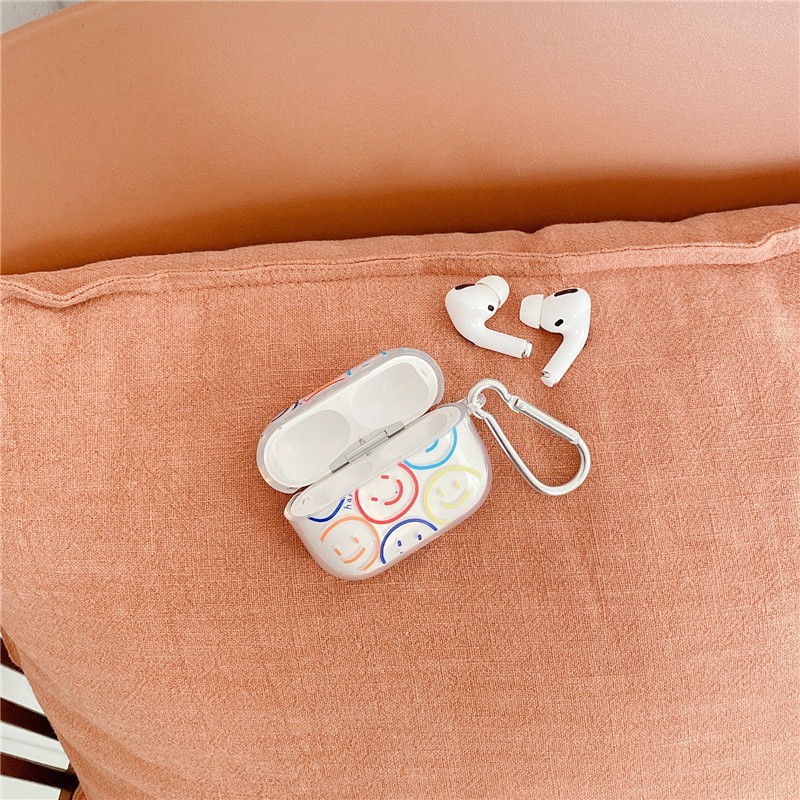 AirPods Pro AirPods 1/2 airPods Case Color Smiley Dust-proof headphone case Bluetooth headset case | BigBuy360 - bigbuy360.vn