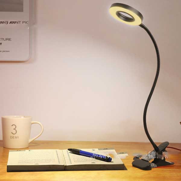 Đèn LED bàn học,bàn làm việc USB 3 màu điều chỉnh (Siêu sáng)