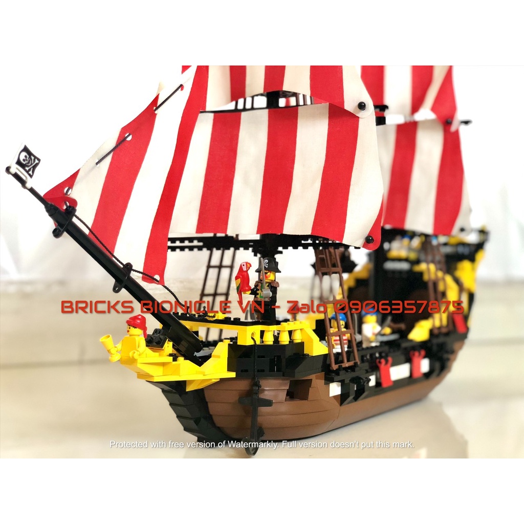 LEGO PIRATES SYSTEM - ĐỒ CHƠI XẾP HÌNH LEGO TÀU CƯỚP BIỂN -  6285 BLACK SEA BARRACUDA - TÀU HẢI TẶC BARRACUDA