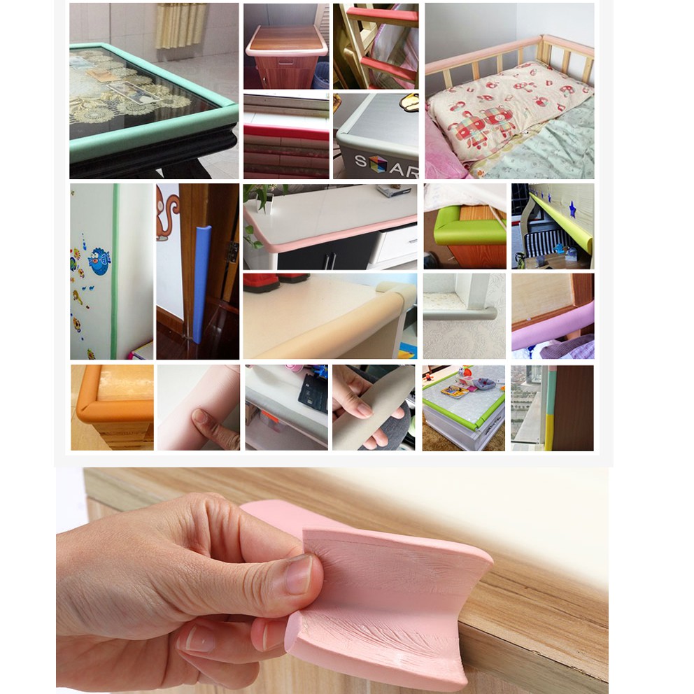 Cuộn Xốp Bọc Cạnh Bàn, Góc Bàn 2M Bằng Xốp An Toàn, Tiện Lợi