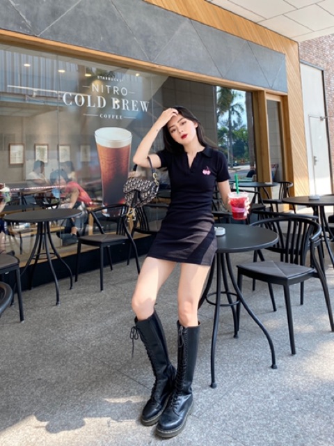 [Mã SKAMA06 giảm 8% tối đa 50K đơn 250K] đầm cổ xẻ trụ | BigBuy360 - bigbuy360.vn