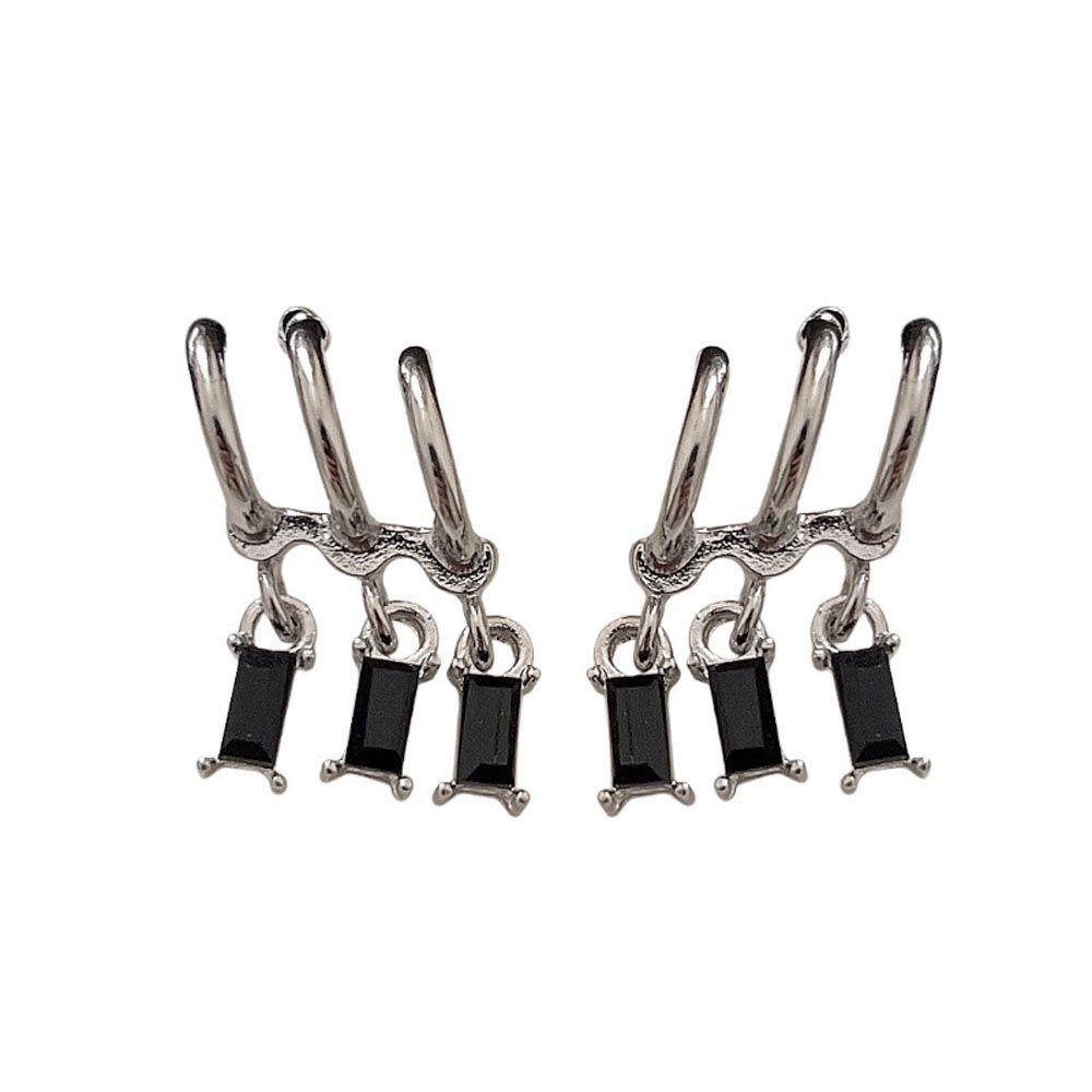 JARRED Hoa Tai Dáng Dài Đính Đá Nhân Tạo Thời Trang