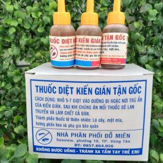 Lốc 12 lọ Thuốc diệt kiến gián tận gốc từ thiên nhiên
