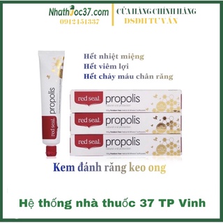 Kem đánh răng red seal Propolis 100g, Hết nhiệt miệng, hết viêm lợi và chảy máu chân răng, Chính hãng Úc