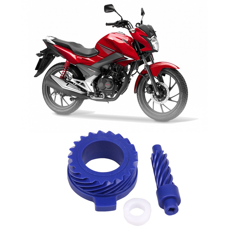 Đồng hồ đo xe máy Bộ truyền động bánh răng Assy cho Honda CB125 KYY125 SDH125-53 '55 '56 WH125-12 Bánh răng đồng hồ tốc độ phanh tang trống