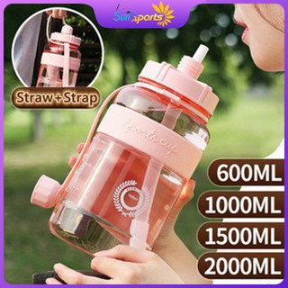 Bình nước thể thao sức chứa lớn không BPA dung tích 1l / 2l 2000ml