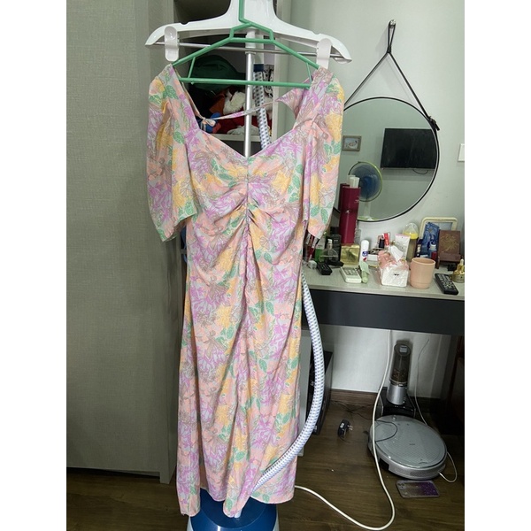 Váy Hoạ tiết hoa tím