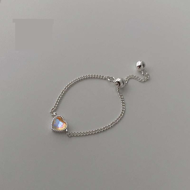 ✨✨Nhẫn mạ bạc đính đá mặt trăng giả thời trang dành cho nữ