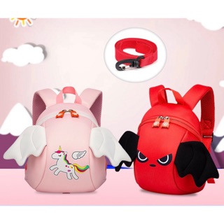 Balo Childhood thiên thần và ác quỷ 25x19x12cm cho bé mầm non (có ảnh thật)