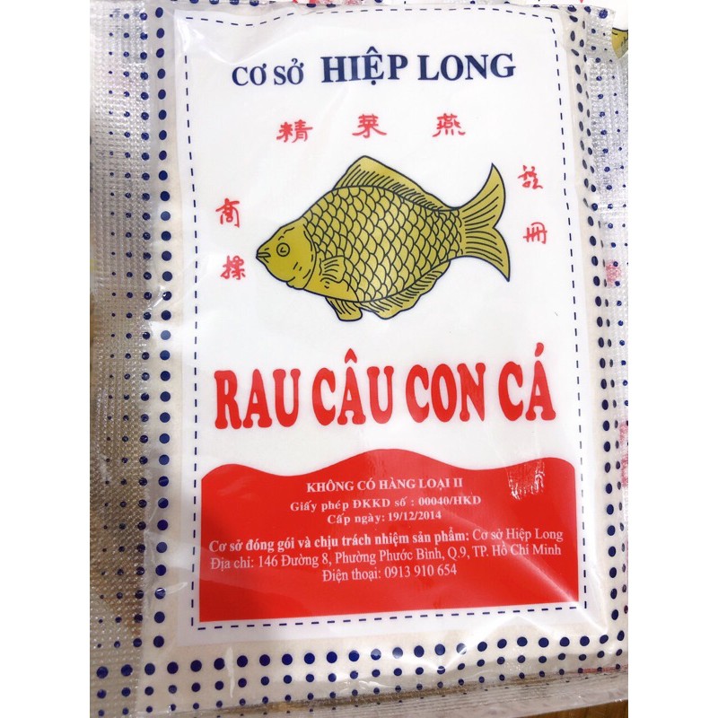 Rau câu giòn Con Cá