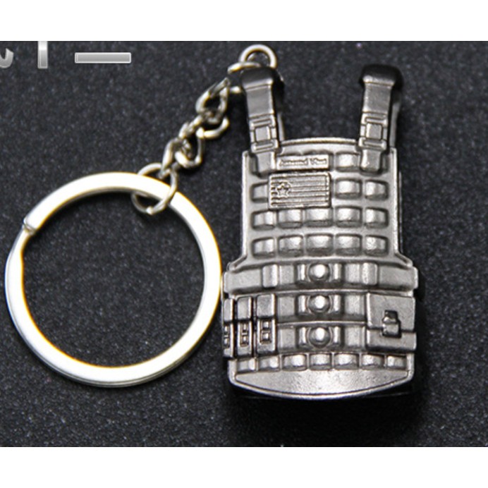 Móc khóa mũ, chảo, balo, can xăng, ... game Pubg mobile