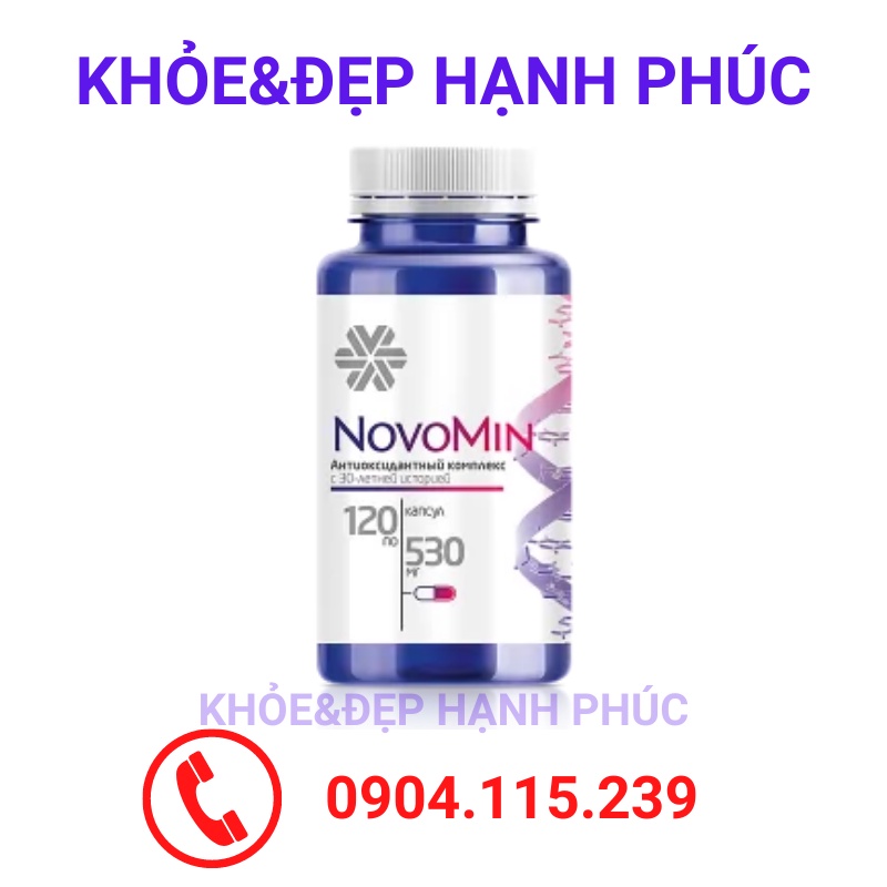 [Novomin Siberian] Thực phẩm bảo vệ sức khỏe Siberian Novomin – 120 viên – Date T2/2023