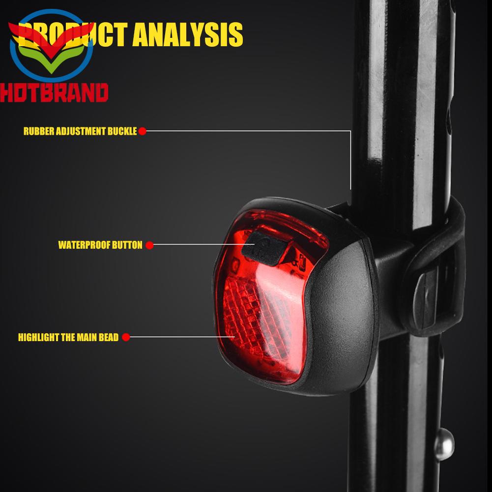 Đèn Led Gắn Yên Sau Xe Đạp Chống Nước Có Thể Sạc Lại