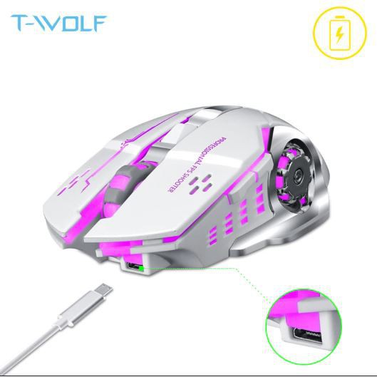 New Design Q13 Wireless Mouse Charging Colorful Glowing