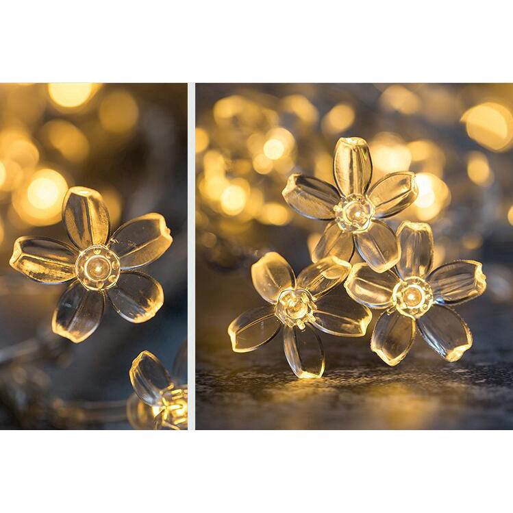 2M/4M/8M AA Battery Cherry blossom Decorative string light for Christmas New year