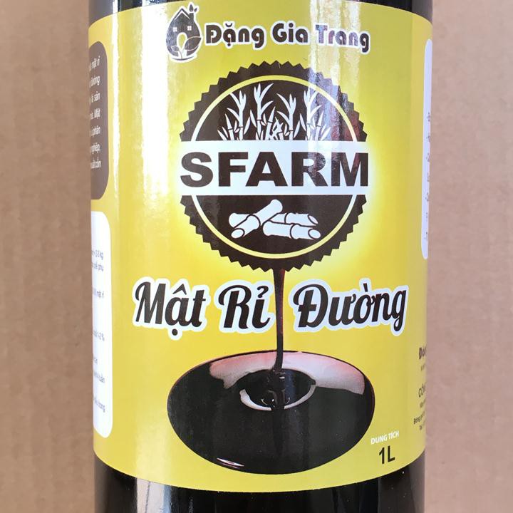 MẬT RỈ ĐƯỜNG SFARM CHAI 1 LÍT.