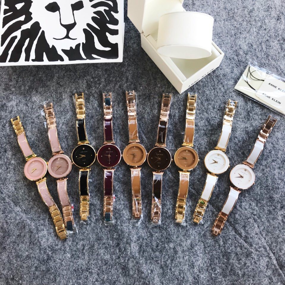 Đồng Hồ Nữ Anne Klein Trắng Vỏ Bạc
