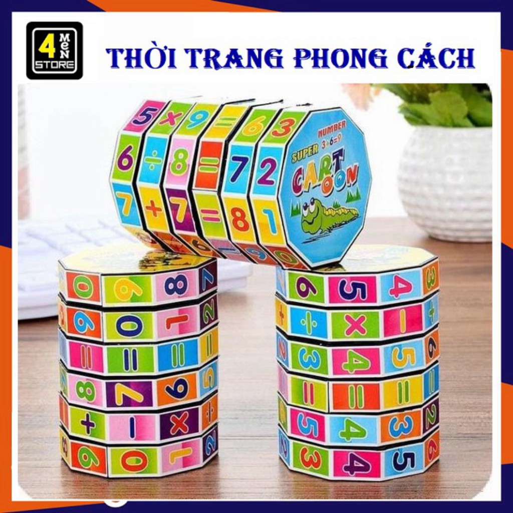 ⚡ Hàng Về ⚡ Bộ Rubik Phép Tính Toán Cho Bé Học - Siêu Nhỏ Gọn - Siêu Tiện Dụng