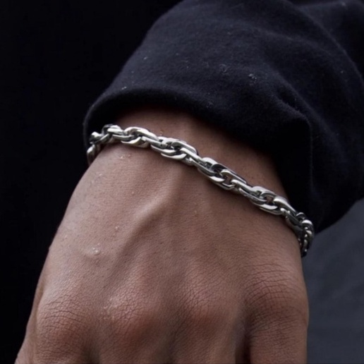 Vòng Triple Chain - Thép Titanium 316L - TẶNG KÈM NHẪN