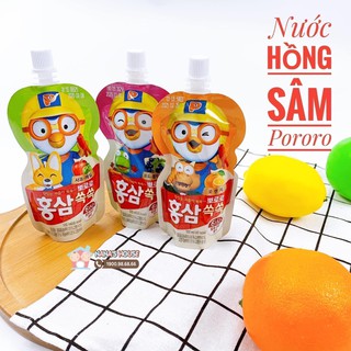 NƯỚC UỐNG HỒNG SÂM PORORO PALDO 100ML cho bé từ 1 tuổi