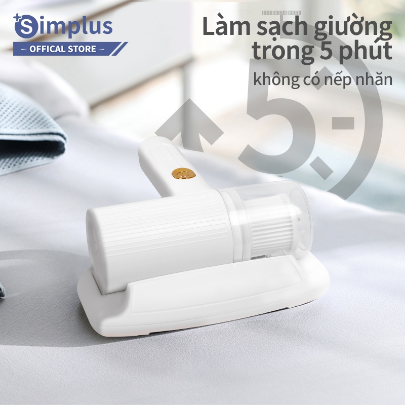 Thiết bị loại bỏ mạt bụi không dây Simplus dùng để hút bụi giường hộ gia đình để loại bỏ mùi hôi và sạc thông minh