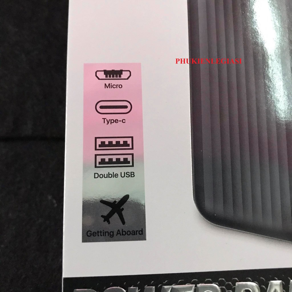 Pin SDP 10000MAH WK WP129 2 CỔNG USB vào và ra