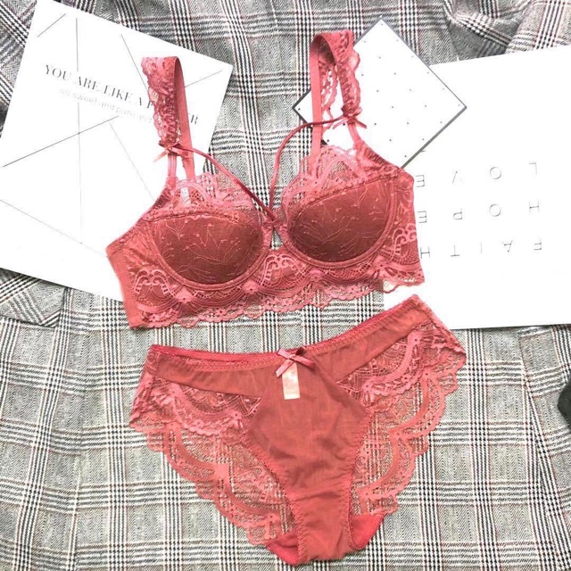 Bộ đồ lót charm dây lên có gọng mút ren mỏng BL | BigBuy360 - bigbuy360.vn