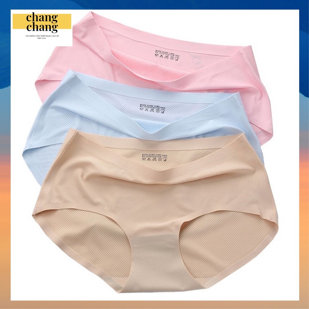 Quần Lót Nữ Quần Lót Su Đúc Quần Chip Nữ Thun Lạnh Cao Cấp Không Đường May Mềm Mại �Kháng Khuẩn